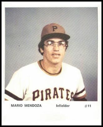 1974 Pittsburgh Pirates Picture Pack 5 Mario Mendoza